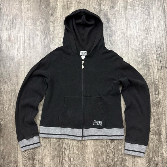 Everlast Boxing Waffle Thermal Zip Hoodie - Picture 1 of 7